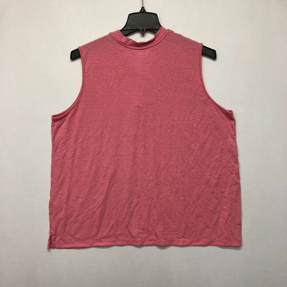 Lands' End Women Sleeveless 1/4 Zip Tank Top Shirt Size 2X Active Golf B244 -24 - Picture 10 of 12